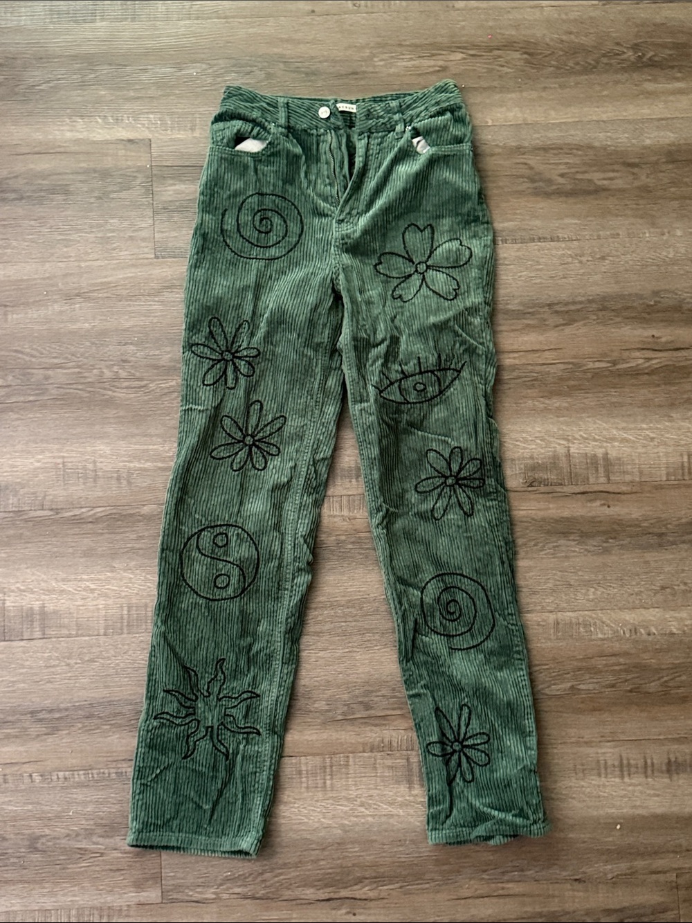 PacSun Sage Green Corduroy Pants